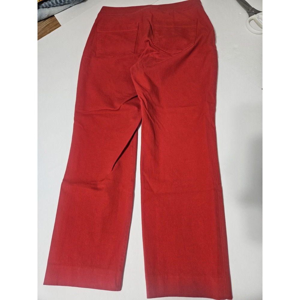 Spanx On-the-Go Kick Flare Pants True Red Size Medium 20367R